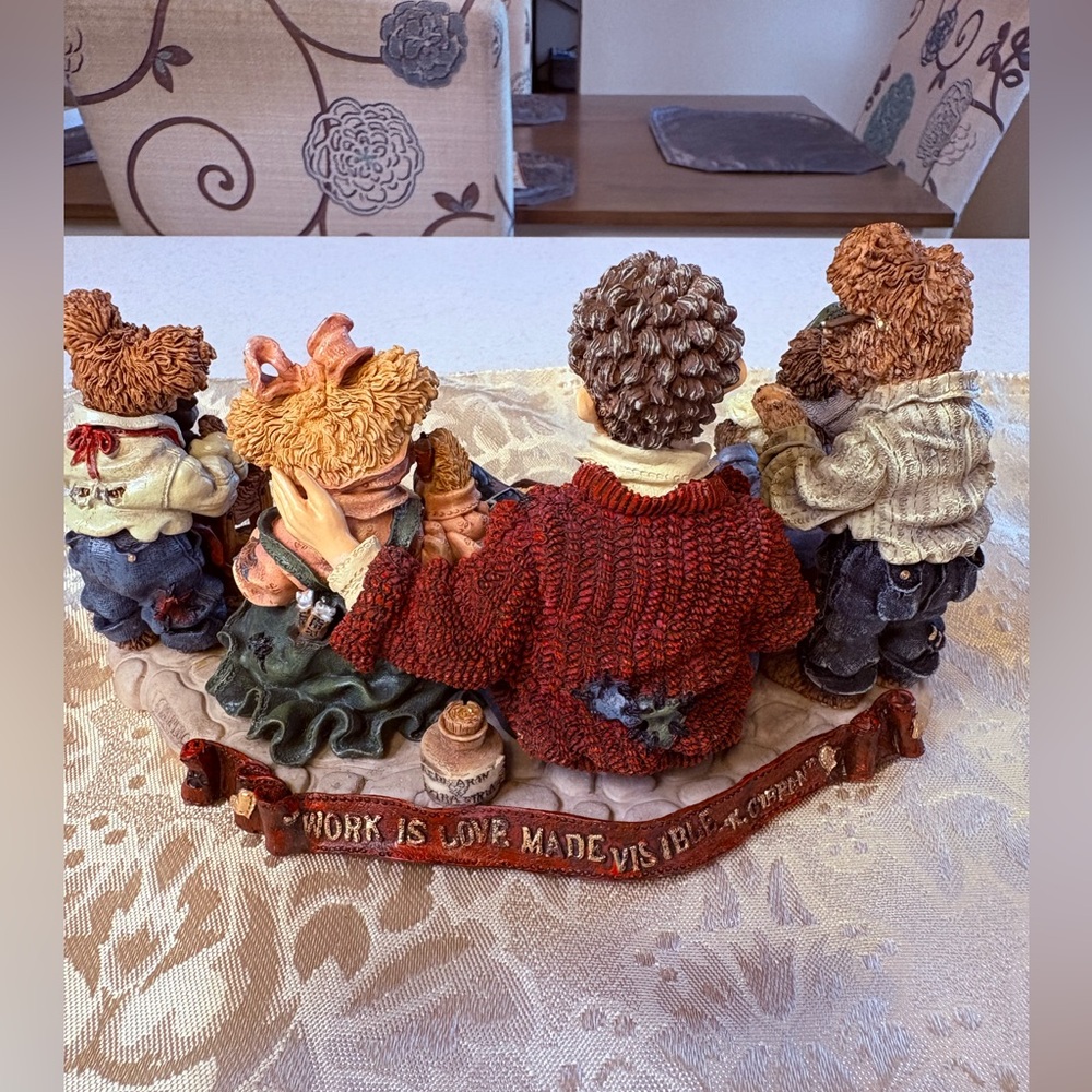 Boyds Bears Fifth Anniversary Figurine with Brown and Tan Accents - Picture 3 of 7